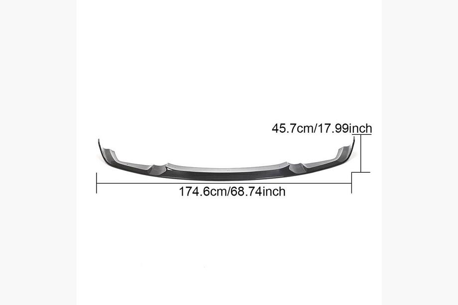 BMW serija 2 F22/F23 2014–2021 Sprednji lip Lip V9 (za F87, karbon) Fotografija 9
