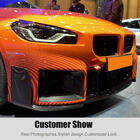 BMW serija 2 G42 2021– Sprednji lip spojler za odbijač Carbon V2 (za G87) fotografija 9