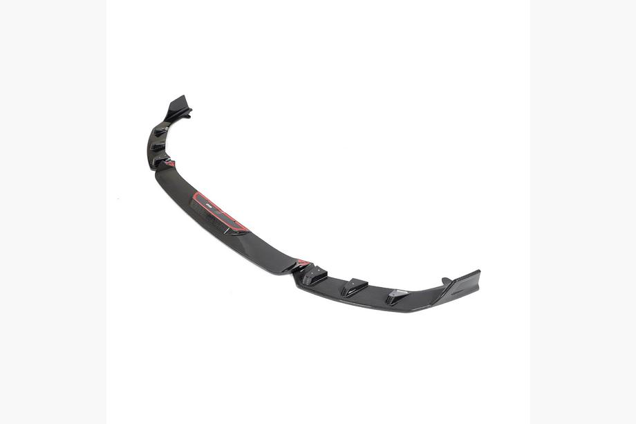 BMW serija 2 G42 2021– Sprednji lip spojler za odbijač Lip V2 (za G87, karbon) Fotografija 4