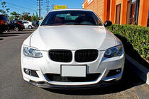 BMW serija 3 E90/E91 2005–2011 Lip spojler sprednjega odbijača FRP V2 (2010-2012 M-Sport) fotografija 2
