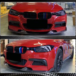 Sprednji lip spojler odbijača Lip Mad-Style (za F30 M-Sport, karbon) fotografija 3