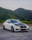 BMW serija 3 F30/F31 2012–2019 Sprednji lip spojler odbijača Lip V-Style (za F30 M-Sport, karbon) fotografija 5
