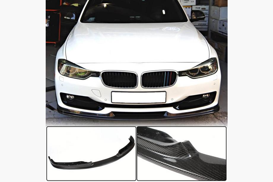 BMW serija 3 F30/F31 2012–2019 Lip spojler sprednjega odbijača (za F30 Base 2012-2015, karbon) Image