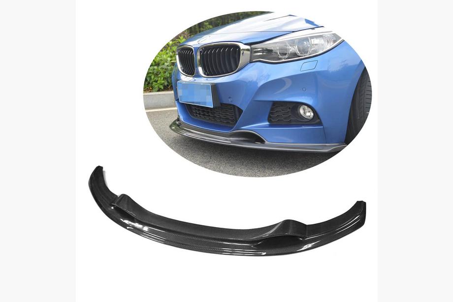 BMW serija 3 F34 2013–2020 Sprednja lipa odbijača Lip V-Style (za M-Sport, karbon) Image