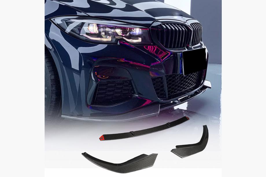 BMW serija 3 G20/G21 2018– Sprednji lip za odbijač Lip SC-Style (za M-Sport 2018-2022, karbon) Image