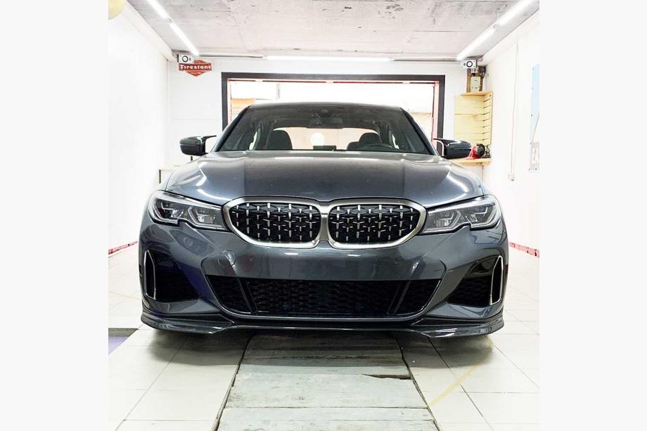BMW serija 3 G20/G21 2018– Sprednji lip/spojler odbijača Lip V3 (za M-Sport 2018-2022, karbon) Image