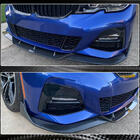 BMW serija 3 G20/G21 2018– Sprednji lip spojler odbijača Lip PD-Style (za M-Sport 2018-2022, karbon) fotografija 3