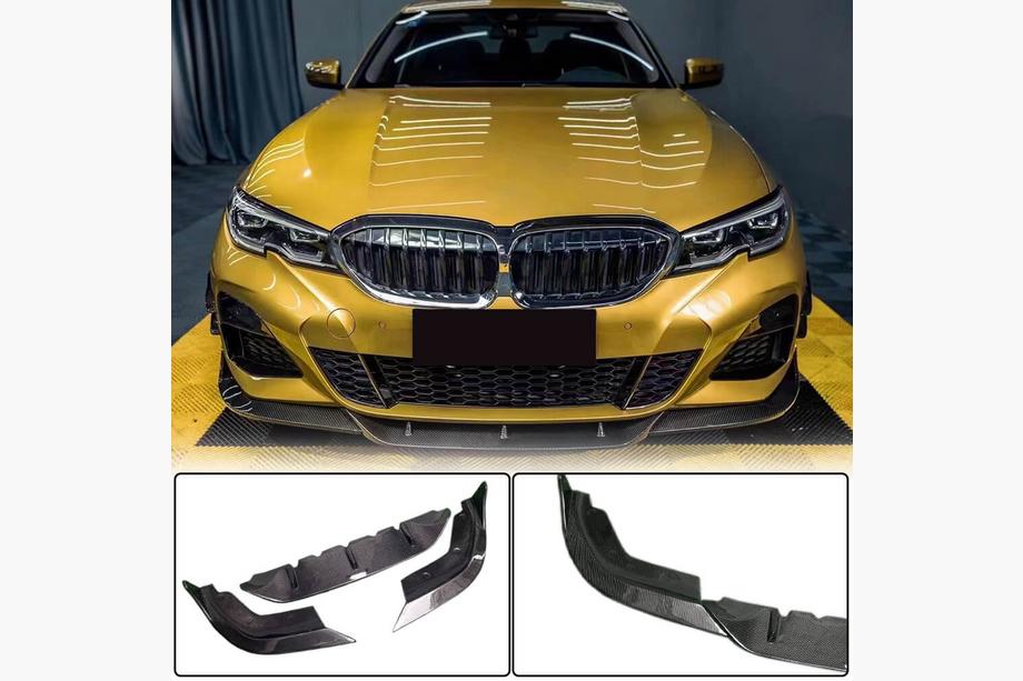 BMW serija 3 G20/G21 2018– Sprednji lip spojler odbijača Lip PD-Style (za M-Sport 2018-2022, karbon) Image