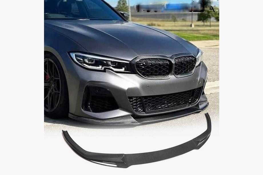 BMW serija 3 G20/G21 2018– Lip spojler sprednjega odbijača FRP V6 (2019-2022 M-Sport) Image