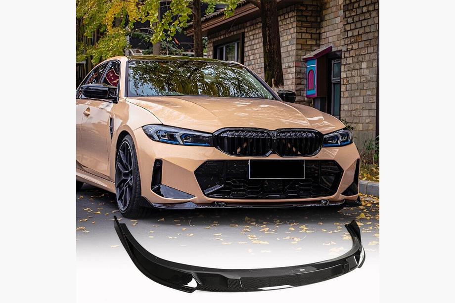 BMW serija 3 G20/G21 2018– Lip spojler za sprednji odbijač Lip V2 (za M-Sport 2022+, karbon) Image
