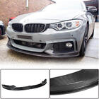 BMW serija 4 F32/F33/F36 2012–2020 Sprednji lip spojler odbijača V3 (za M-Sport, karbon) fotografija 1