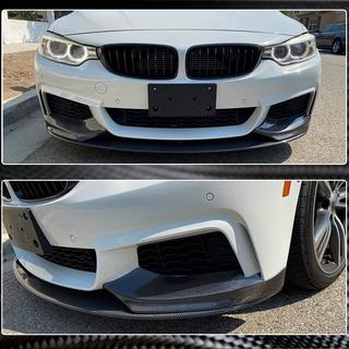Sprednji lip spojler odbijača V3 (za M-Sport, karbon) fotografija 3