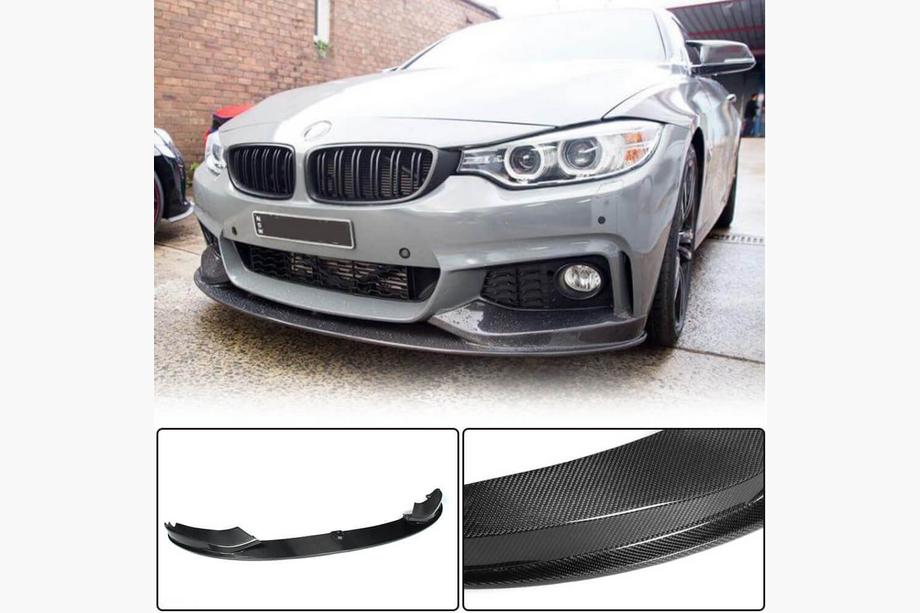 BMW serija 4 F32/F33/F36 2012–2020 Sprednji lip spojler za sprednji odbijač Carbon V4 (M-Sport) Image