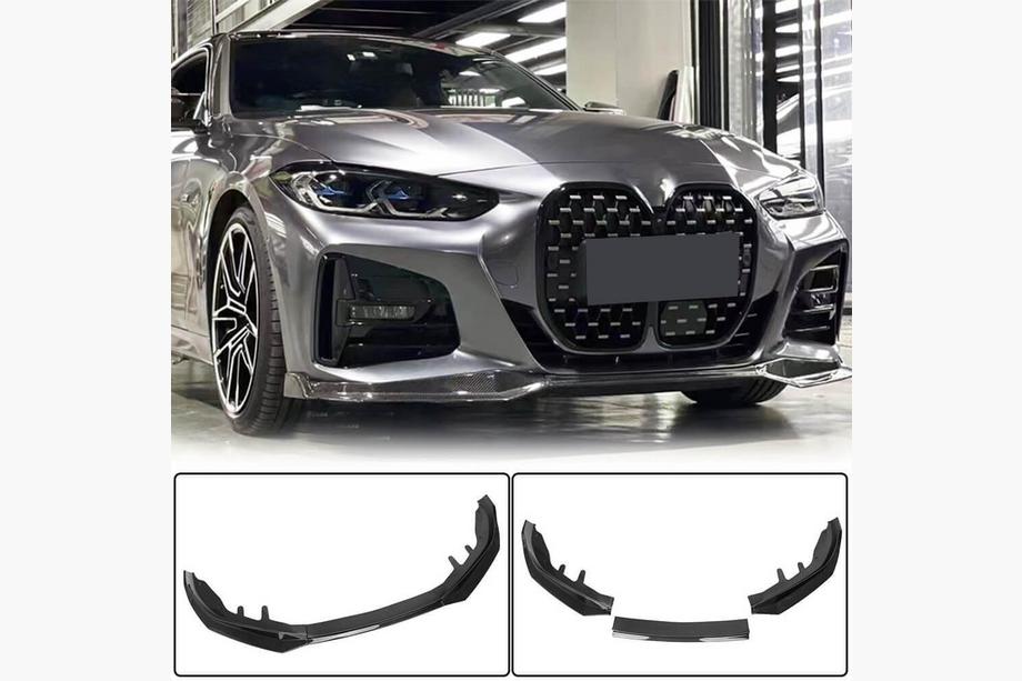 BMW serija 4 G22/23/26 2020– Sprednji lip spojler odbijača Lip V1 (za G22/G23 M-Sport, karbon) Image