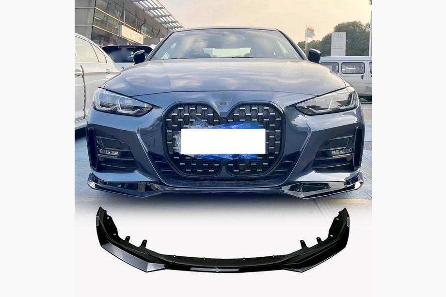 BMW serija 4 G22/23/26 2020– Lip spojler sprednjega odbijača ABS V5 (M-Sport) Fotografija 1
