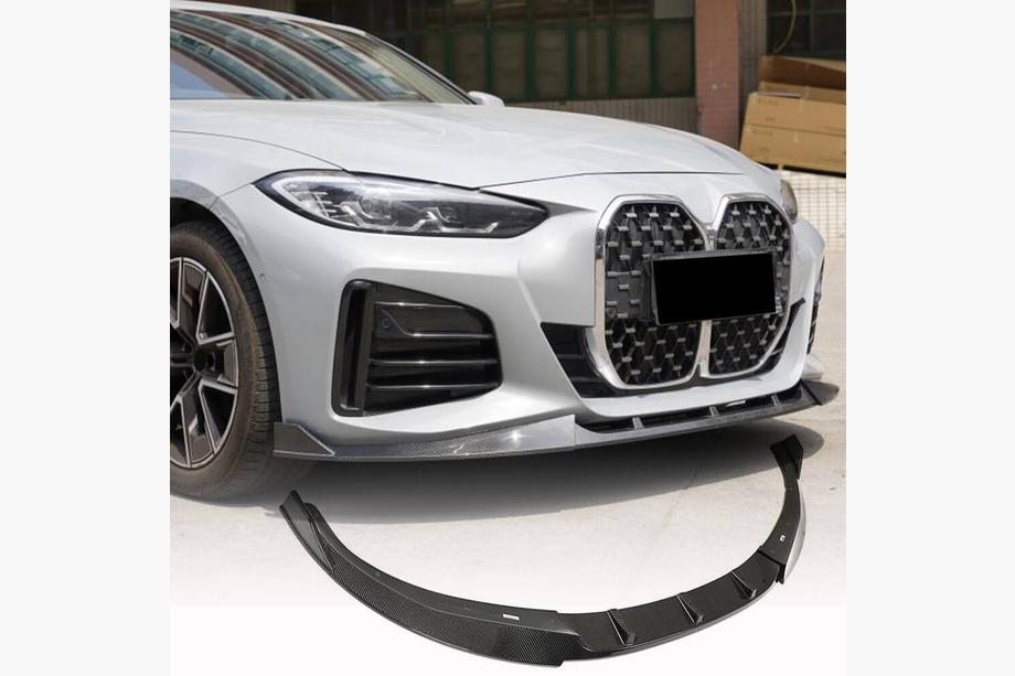 BMW serija 4 G22/23/26 2020– Sprednji lip spojler odbijača Lip V3 (za G26 M-Sport, karbon) Image