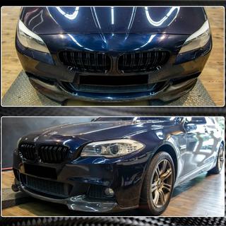 Sprednji lip spojler za odbijač Lip V1 (za F10 M-Sport, karbon) BMW serija 5 F10/F11 2010–2016 fotografija 3