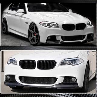 Sprednji lip spojler za odbijač Lip V1 (za F10 M-Sport, karbon) BMW serija 5 F10/F11 2010–2016 fotografija 4