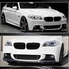 BMW serija 5 F10/F11 2010–2016 Sprednji lip spojler odbijača Carbon V2 (M-Sport) fotografija 4
