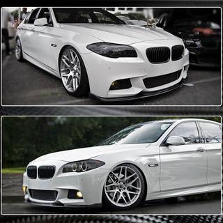 Sprednji lip spojler odbijača Lip V2 (za F10 M-Sport, karbon) BMW serija 5 F10/F11 2010–2016 fotografija 4