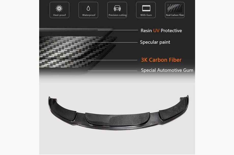 BMW serija 5 F10/F11 2010–2016 Lip spojler sprednjega odbijača FRP V5 (M-Sport) Fotografija 5