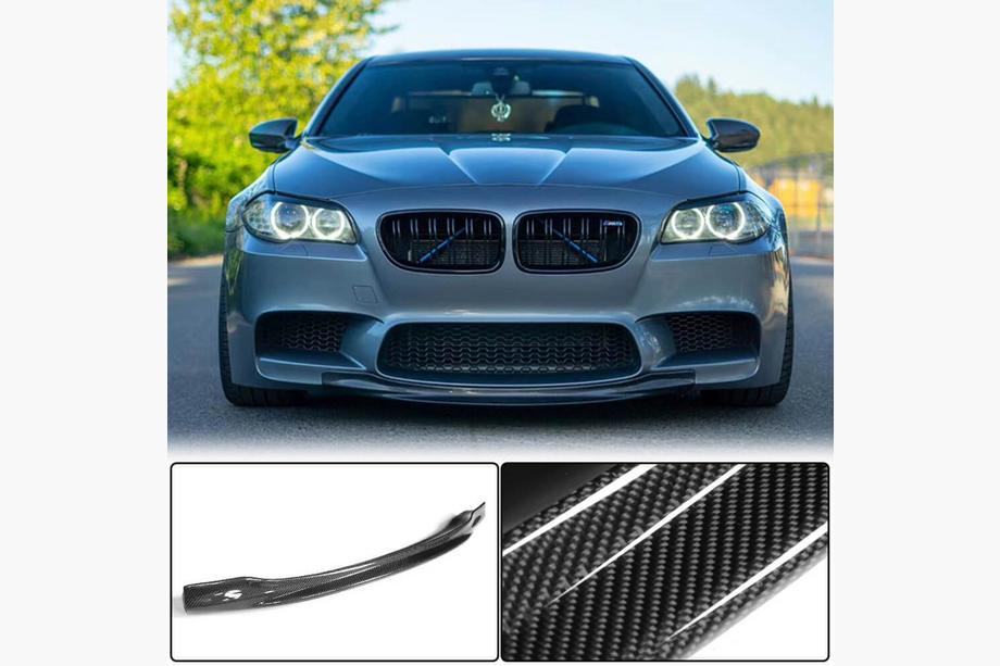 BMW serija 5 F10/F11 2010–2016 Sprednji lip spojler odbijača Lip V4 (za F10 M5, karbon) Fotografija 1