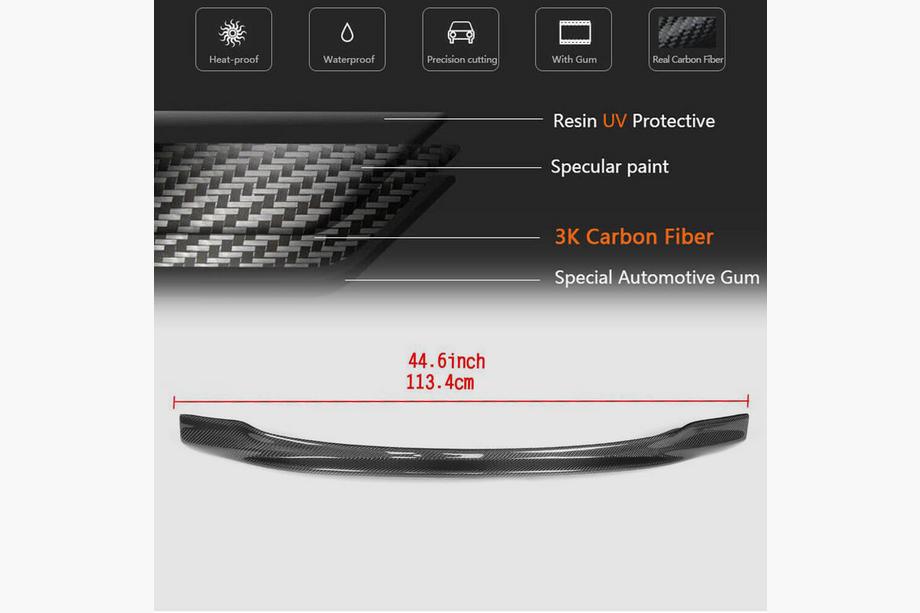 BMW serija 5 F10/F11 2010–2016 Sprednji lip spojler odbijača Lip V4 (za F10 M5, karbon) Fotografija 5
