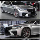 BMW serija 5 G30/G31 2017–2023 Lip spojler sprednjega odbijača Lip V1 (za M5 F90 2020-2024, karbon) fotografija 5