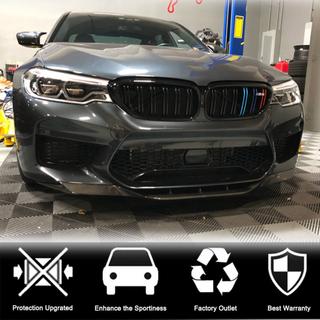 Lip spojler za sprednji odbijač Lip V4 (za M5 F90 2017-2020, karbon) BMW serija 5 G30/G31 2017–2023 fotografija 3
