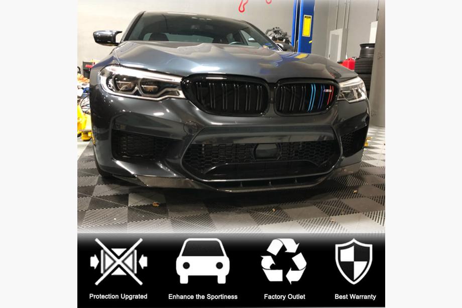 BMW serija 5 G30/G31 2017–2023 FRP V5 lip spojler za sprednji odbijač (za M5 2017-2020) Fotografija 4