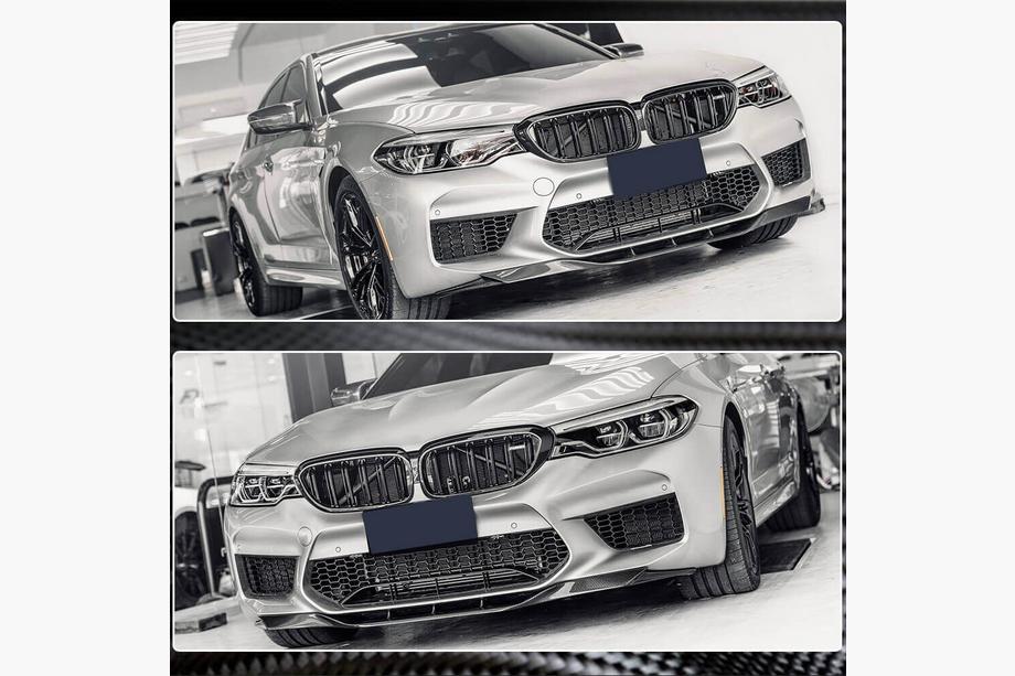 BMW serija 5 G30/G31 2017–2023 FRP V5 lip spojler za sprednji odbijač (za M5 2017-2020) Fotografija 6