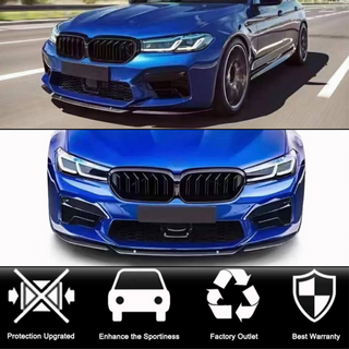 Sprednji lip spojler odbijača Lip V4 (za M5 F90 2020-2024, karbon) BMW serija 5 G30/G31 2017–2023 fotografija 2