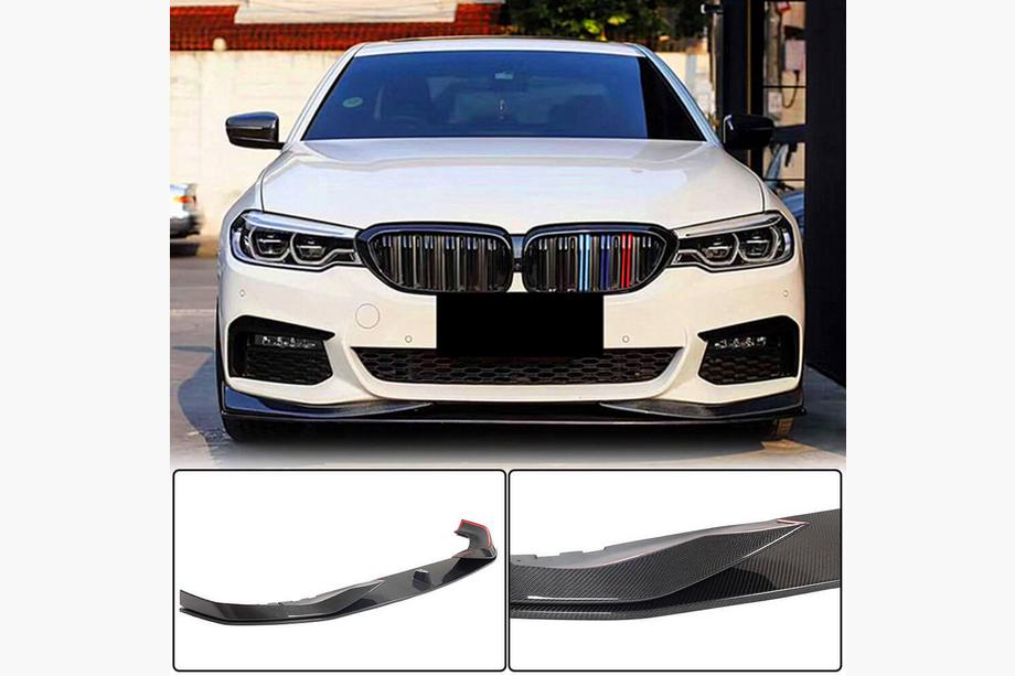 BMW serija 5 G30/G31 2017–2023 Sprednji lip spojler odbijača Lip V1 (za M-Sport 2017-2020, karbon) Fotografija 1
