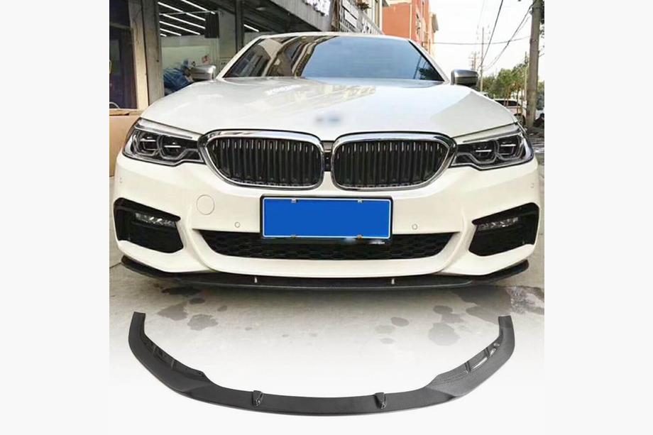 BMW serija 5 G30/G31 2017–2023 Lipa za sprednji odbijač Lip V3 (za M-Sport 2017-2020, karbon) Image