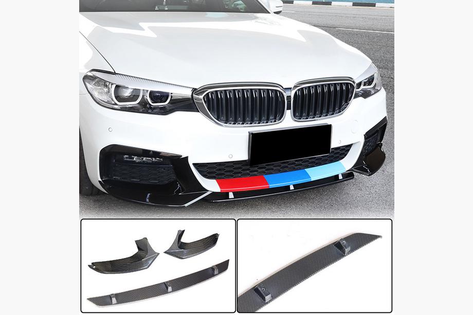 BMW serija 5 G30/G31 2017–2023 Lip spojler sprednjega odbijača Lip V5 (za M-Sport 2017-2020, karbon) Image