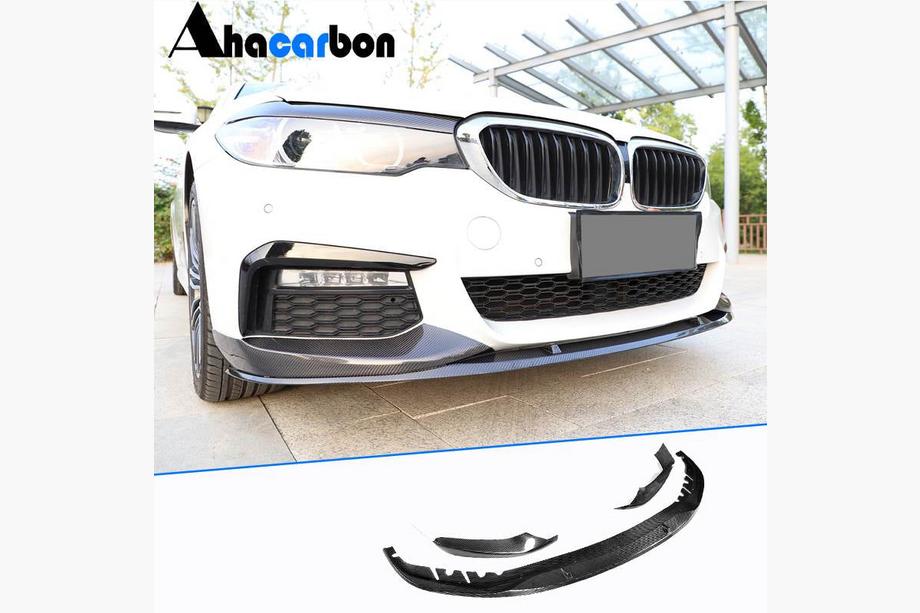 BMW serija 5 G30/G31 2017–2023 Lip spojler sprednjega odbijača Lip V6 (za M-Sport 2017-2020, karbon) Image