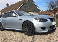 BMW Serija 5 E60/E61 2003–2010 Lip spojler sprednjega odbijača (za M5, karbon) fotografija 2
