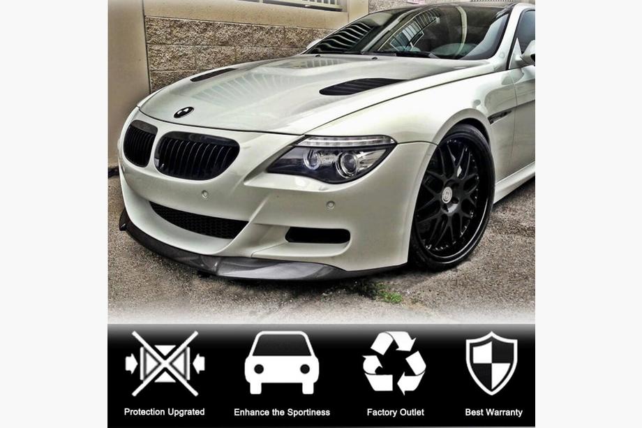 BMW serija 6 E63/E64 2003–2010 Lip spojler za sprednji odbijač (za M6, karbon) Fotografija 2