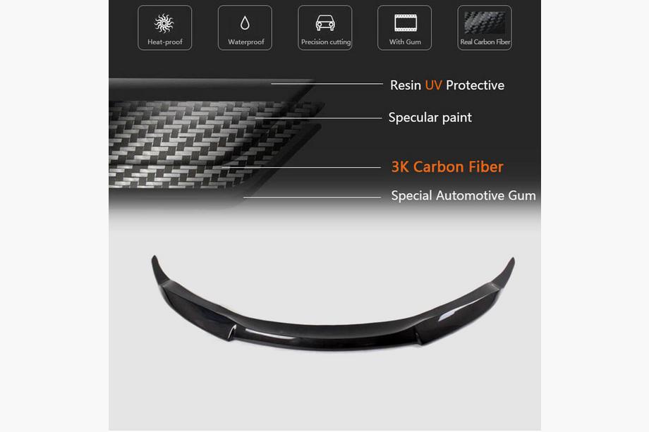BMW serija 6 E63/E64 2003–2010 Lip spojler za sprednji odbijač (za M6, karbon) Fotografija 5