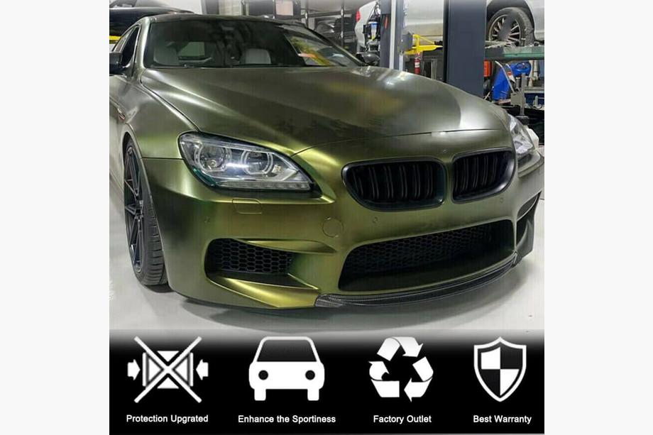 BMW serija 6 F12/F13/F06 2011–2018 Sprednji lip spojler za sprednji odbijač Dry Carbon V6 Fotografija 3