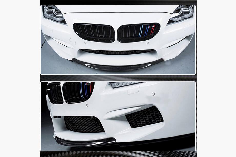 BMW serija 6 F12/F13/F06 2011–2018 Sprednji lip spojler za sprednji odbijač Dry Carbon V6 Fotografija 5
