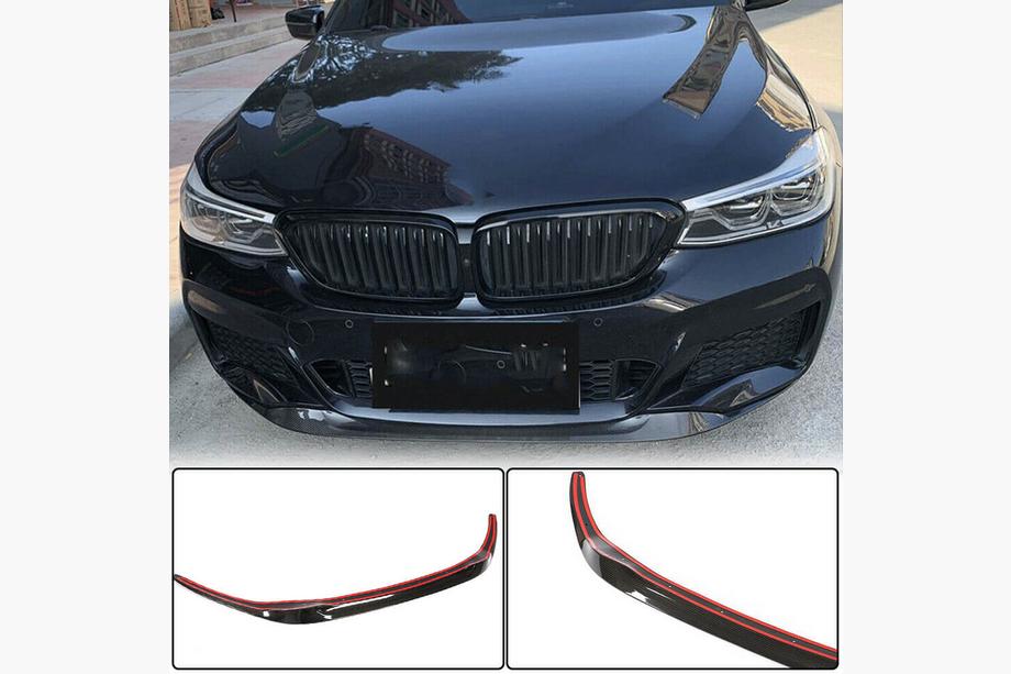 BMW serija 6 G32 2017– Sprednji lip spojler za odbijač (za M-Sport 2017-2020, karbon) Fotografija 1