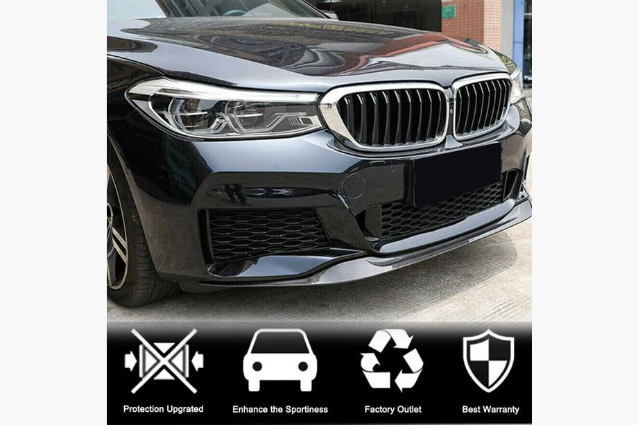 BMW serija 6 G32 2017– Sprednji lip spojler za odbijač (za M-Sport 2017-2020, karbon) Fotografija 3
