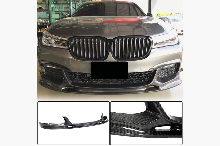 BMW serija 7 G11/G12 2015–2022 Sprednji lip za odbijač Lip V1 (za M-Sport 2016-2019, karbon) Image