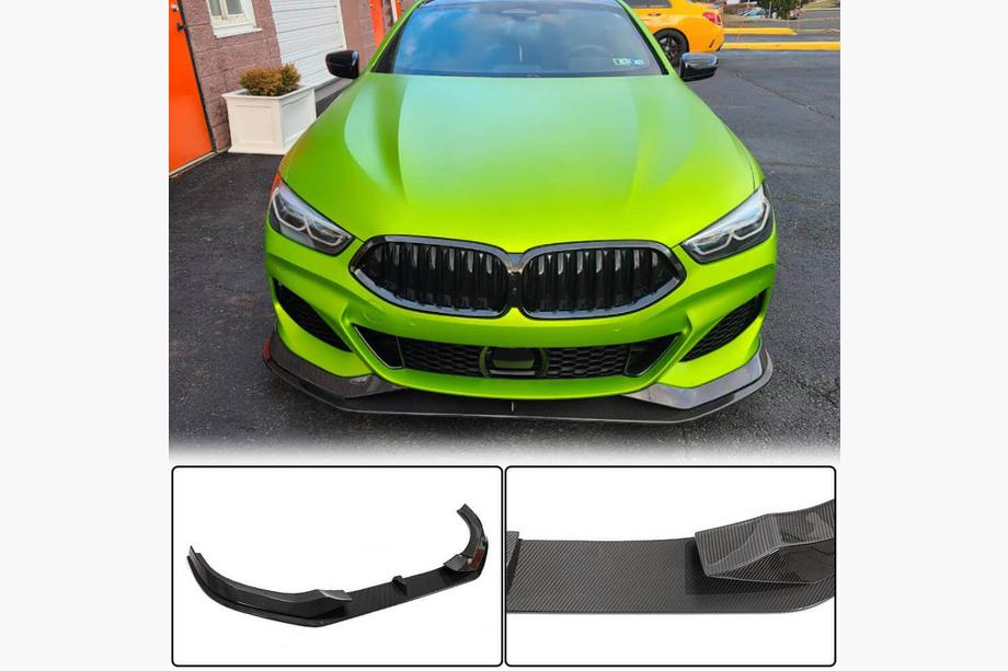 BMW serija 8 G14/G15/G16 2018– Sprednji lip spojler za odbijač Lip V1 (za M-Sport, karbon) Image