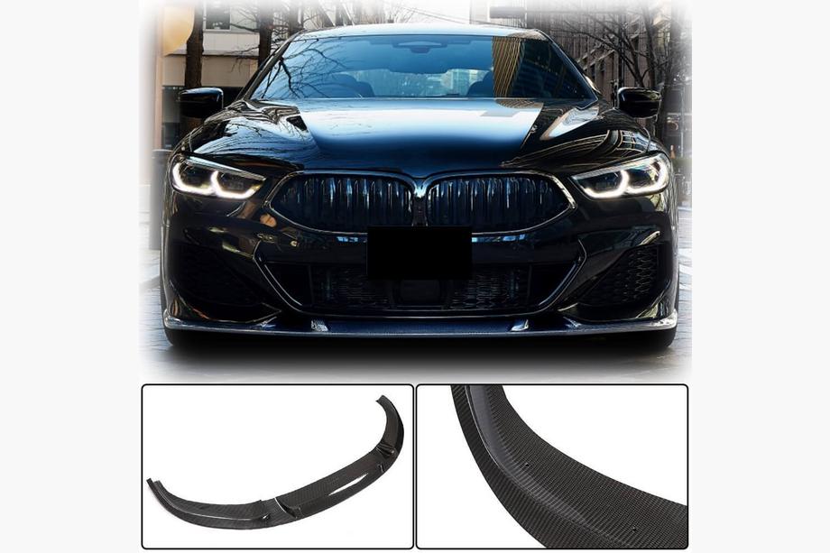 BMW serija 8 G14/G15/G16 2018– Sprednji lip spojler odbijača V3 (za M-Sport, karbon) Image