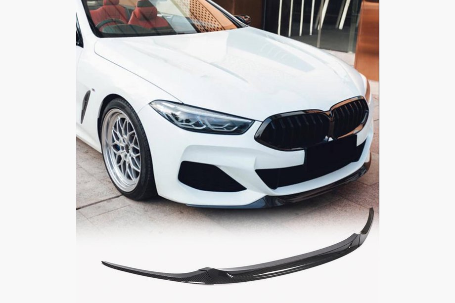 BMW serija 8 G14/G15/G16 2018– Lip spojler sprednjega odbijača Lip V5 (za M-Sport, karbon) Image