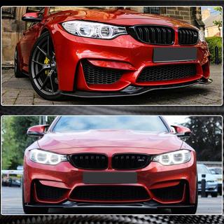 Sprednji lip za odbijač Lip V9 (za F80, karbon) BMW serija 3 F30/F31 2012–2019 fotografija 3