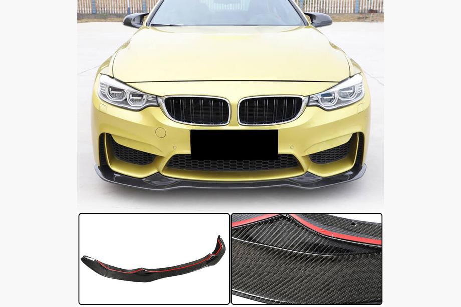 BMW serija 3 F30/F31 2012–2019 Sprednji lip za odbijač Lip V9 (za F80, karbon) Image