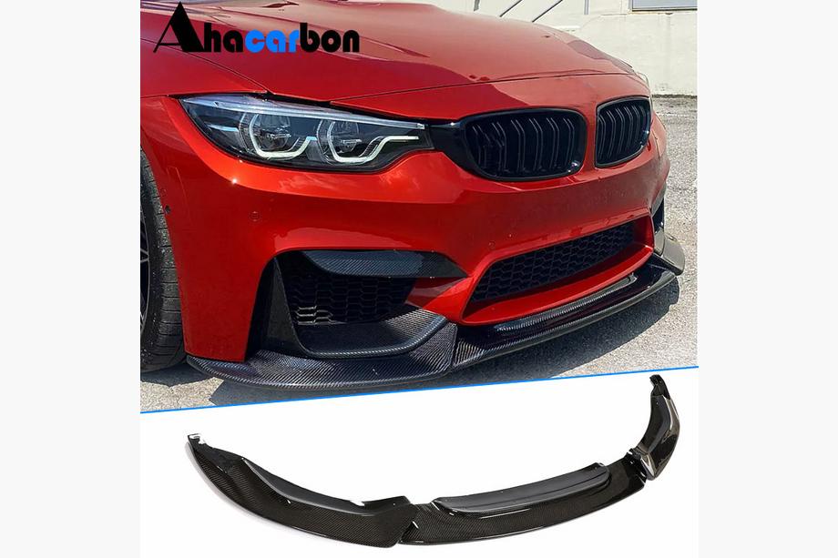 BMW serija 3 F30/F31 2012–2019 Sprednji lip spojler odbijača Lip V10 (za F80, karbon) Fotografija 1